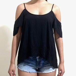 A&F cold shoulder top